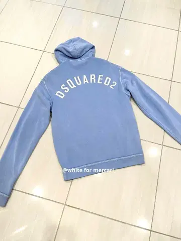 캐나다 백화점 구매 Dsquared2 정가 9만 스카이블루 후드티