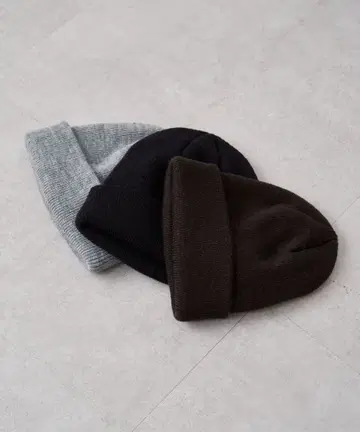 [ Loungedress ] 니트 CAP 브라운