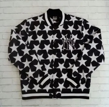 Majestic 뉴욕 양키스 스타 디자인 바시티 자켓 L 사이즈