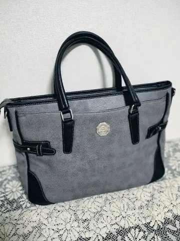 HOKUTO 남성용 토트백 그레이