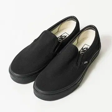VANS 블랙 슬립온 23.5cm