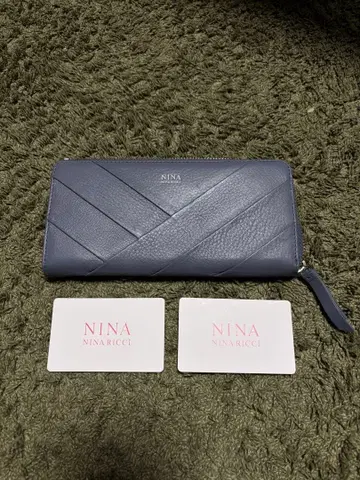 NINA RICCI 장지갑 블루 그레이
