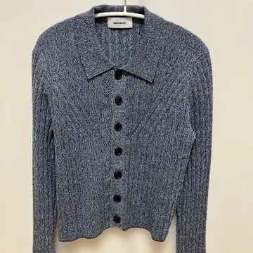 미스 로에 와이드 립 니트 가디건