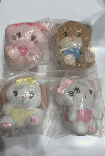 mikko 가챠가챠 봉제 인형 2개 4개 세트