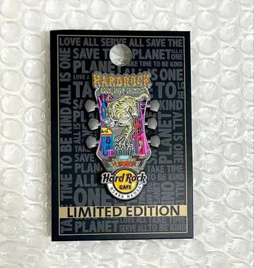 하드록 카페 오프닝 한정판 난바점 핀 배지 호랑이 핀즈 레어 새상품