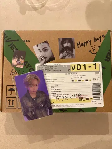 LAYOVER 태현 솔로 앨범 weverse 혜택 트레이딩 카드