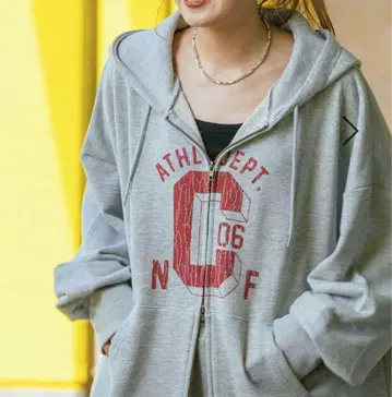 니코앤드 티라 모듬 BIG 후드티 그레이