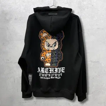 2nd archive 러브브스러운 후드티 블랙