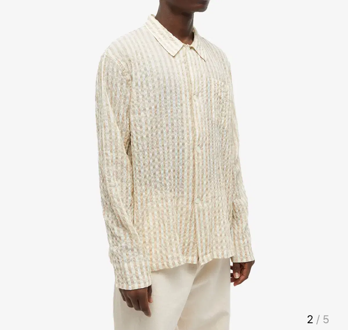 [50] Our Legacy Box Shirt Seersucker