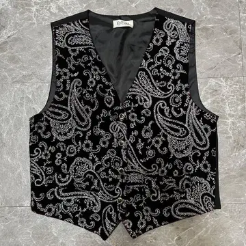 O.C 클럽 페이즐리 벨벳 베스트 M-L g18