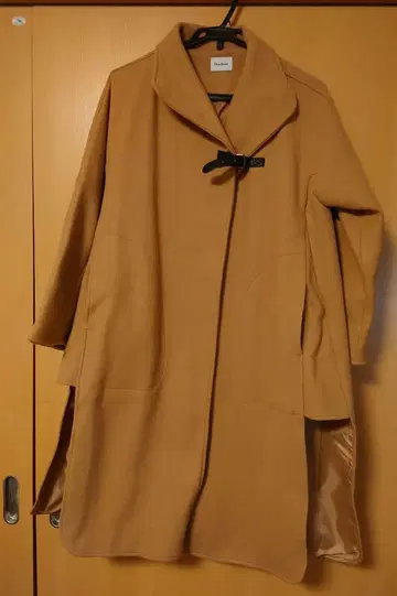 Diosfront 카멜 롱 코트 프리 사이즈