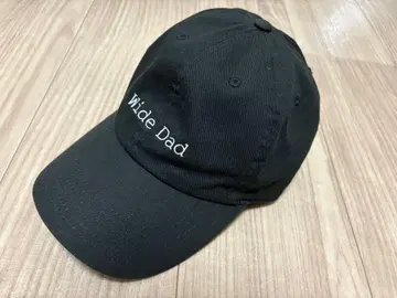 Wide Dad 자수 블랙 캡 택 포함 새상품