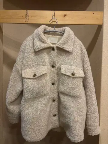 Chico 보아 자켓 아이보리