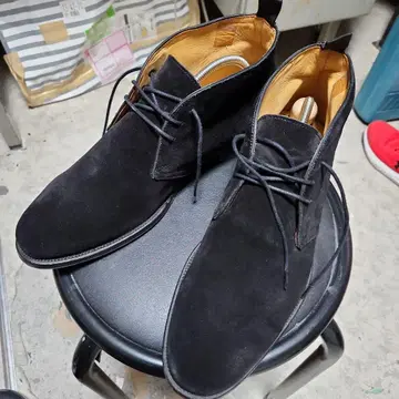 처카 부츠 스웨이드 블랙