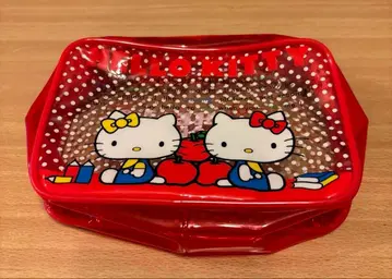 헬로키티 비닐 파우치 소품함 산리오 2010년 헤이세이 레트로