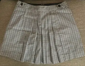 SLY 프론트 플리츠 숏 스커트