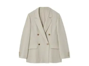 [ 하자품 ] 더블 테일러드 자켓 / 워셔블 방주름