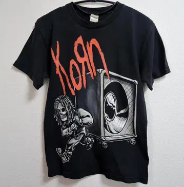 빈티지 KORN 밴드 티셔츠 알스타일제 M 사이즈 상당 구제 의류