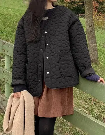 09women 퀼팅 다운 점퍼