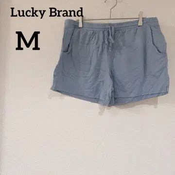 새상품급 Lucky Brand M 라이트 블루 숏팬츠 허리밴딩