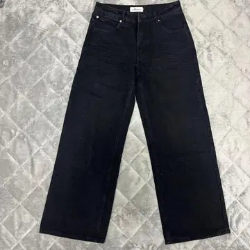 메네스 블랙 스트레이트 데님 archive y2k