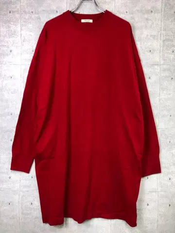 FREAK'S STORE 구제 의류 오버 사이즈 니트 긴팔 원피스