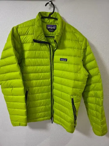 새상품급 patagonia 라임 그린 다운 자켓 M