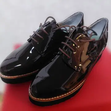 ORiental TRaffic 통굽 레이스업 슈즈 브라운 S 사이즈