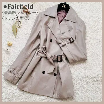 레어 디자인 최고급 램 가죽 벨티드 트렌치형 가죽 코트 그레이지