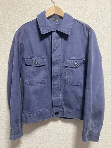 70s~80s 유로 프렌치 워크 워크 자켓 코튼 트윌