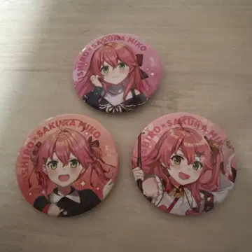 사쿠라 미코 스시로 캔뱃지