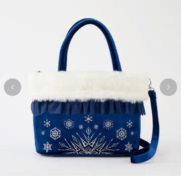 시마무라 치하루 2way 백 안나 블루 눈꽃 퍼