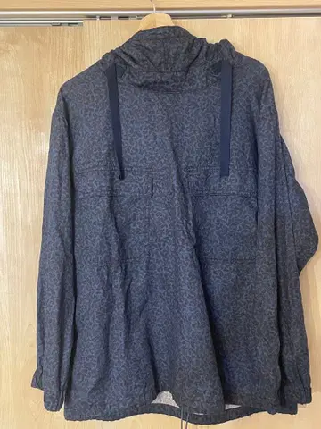 존불 패턴 세이비지 후드티 스모크 더블 포켓