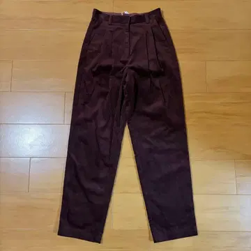 CLANE 보르도 코듀로이 테이퍼드 팬츠