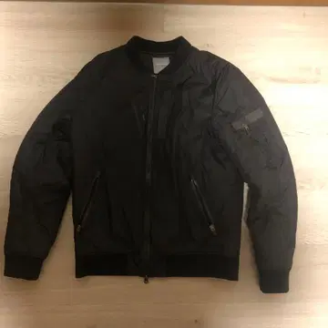 JOURNAL STANDARD Aqualine MA-1 자켓 블랙