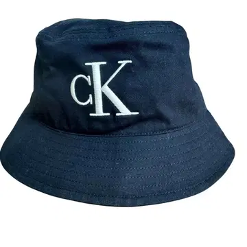 새상품 캘빈클라인 CK 로고 버킷햇 캔버스 모자