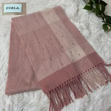 FURLA 훌라 머플러 스톨 핑크 비쥬