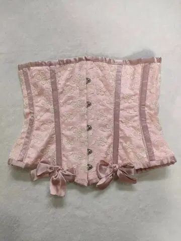 abilletage 아비에타주 핑크 숏 코르셋