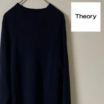 theory ( 띠어리 ) 하이 게이지 니트/네이비