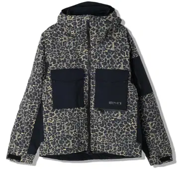 덴함 241 콜라보 마운틴 후드티 레오파드 무늬 L 사이즈 초레어