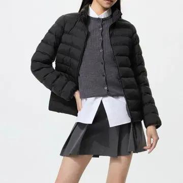 유니클로 퍼프 테크 자켓 여성용 XL 블랙