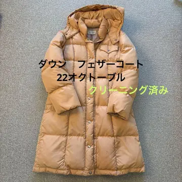 22OCTOBRE 다운 코트 다운 자켓 베이지