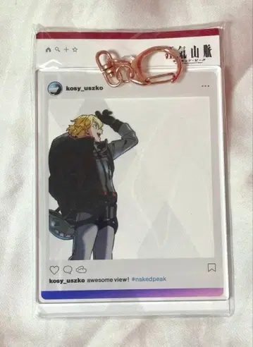 광기 산맥 네이키드 피크 코지 오스커 인스타풍 아크릴 키링