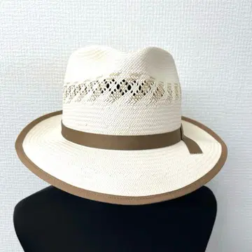 [ T ] 새상품급 STETSON 스테트슨 시스루 짜임 스트로우 햇