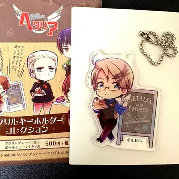 헤타리아 미국 아크릴 키링 컬렉션 원작 패턴 카페