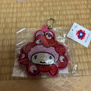 산리오 미야쿠미야쿠 키라키라 가죽 키링 마이멜로디