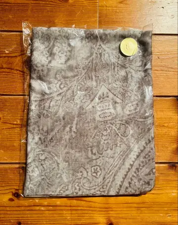 랄프 로렌 그레이 페이즐리 무늬 스톨