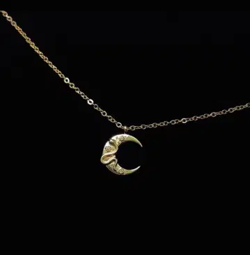 Y2K 초승달 펜던트 목걸이