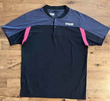 TFW49 피케 셔츠 노카라 네이비 남성용 M 골프