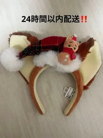 홍콩 디즈니 신상 주토피아 닉 크리스마스 머리띠